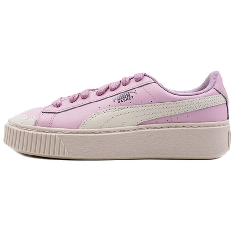 

Puma Platform Suede Low-Top Sneakers Unisex Sneakers Pink 366723-02 35.5