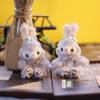 Ins Little Rabbit Pendant Plush Toy Doll Small Rabbit Doll Cute Bag Hanging Decoration Keychain