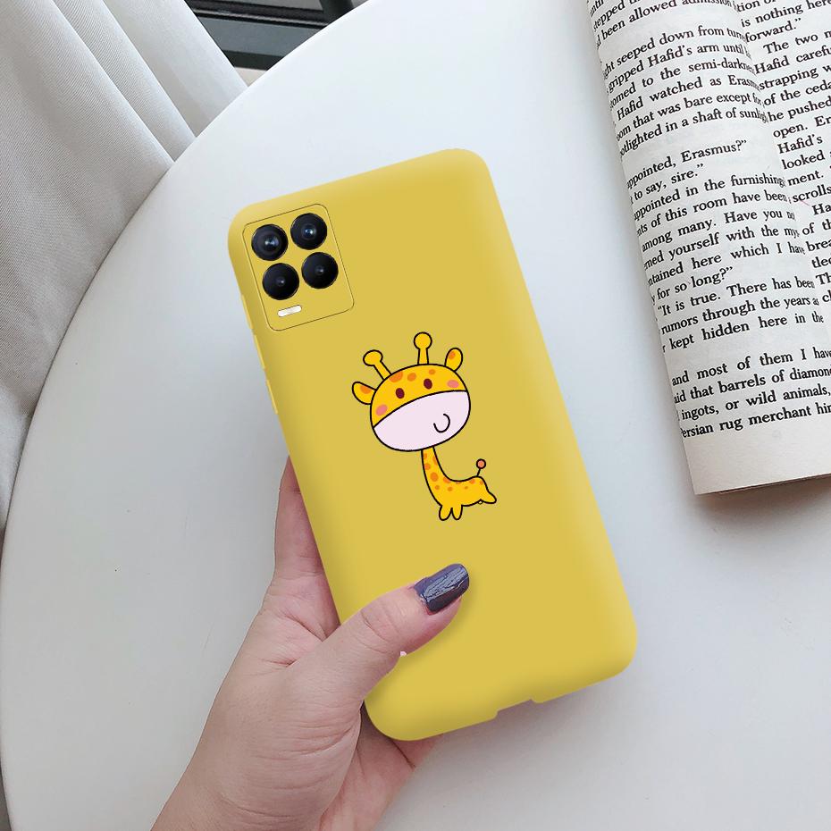 For Oppo Realme 8 Pro Case Cute Painted TPU Silicone Shockproof Soft Back Phone Cover for Realme 8 Pro Global Version 6.4" Case