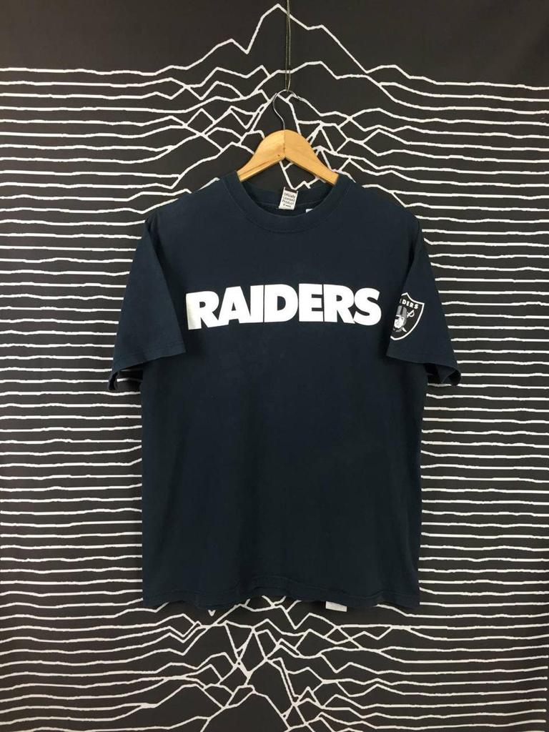 Vtg 90s LA Raiders NFL American Sport Tee Size L