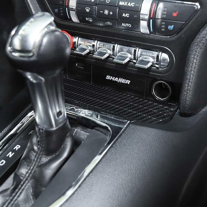 Organisateur de Compartiment de Rangement Avant de Boîte de Vitesses de Voiture Pour Ford Mustang 2015-2023 Accessoires Intérieurs de Voiture