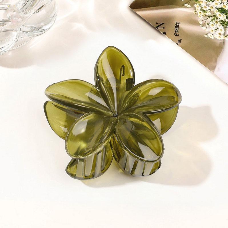 8CM Boho Flower Hair Clip for Women Hawaiian Gradient hairclip Bohemia Flower Hairpin Vacation Hair Claw Clip Sweet Barrettes