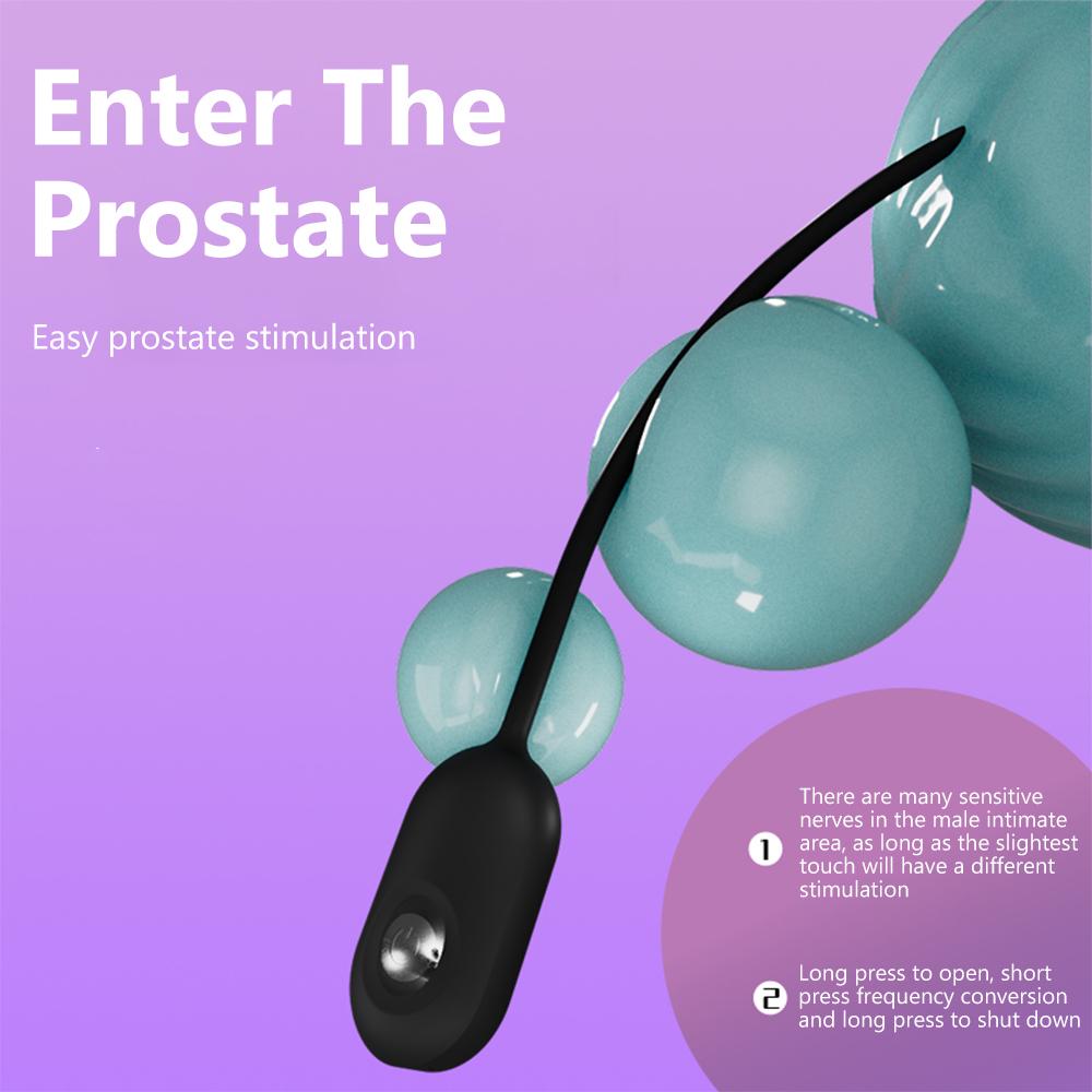 10 Frekvens Silikon Uretral Dilator Hesteøye Stav Vibrator Kateter Penisplugg Sexleketøy for Menn Vibrerende Uretralplugg