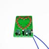 Diy Heart-Shaped Led Flowing Lights Electronic Kit 18 Red Led Light Pcb Soldering Kit With Battery Box Dc3V Circuit Board Module