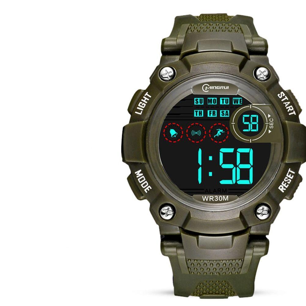 30M Waterproof Electronic Watch Outdoor Sport Wristwatches Fashion Alarm Clock Kids