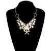 Hot Selling Monolayer Starfish Shell Pendant Hollow Out Alloy Waist Chain Beach Bikini Body Chain