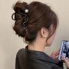 Internet Celebrity Temperament Cross Wave Pearl Grab Clip Cold Wind Shark Clip Hairpin Personality Hair Accessories Female