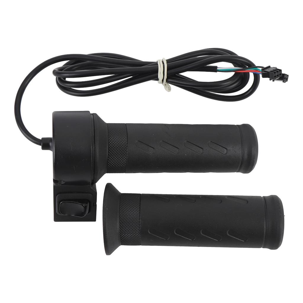 Electric Throttle Grip with Forward Reverse Switch Anti Slip Waterproofing Electric Cycle Twist Handlebar 1.6m Cable SM