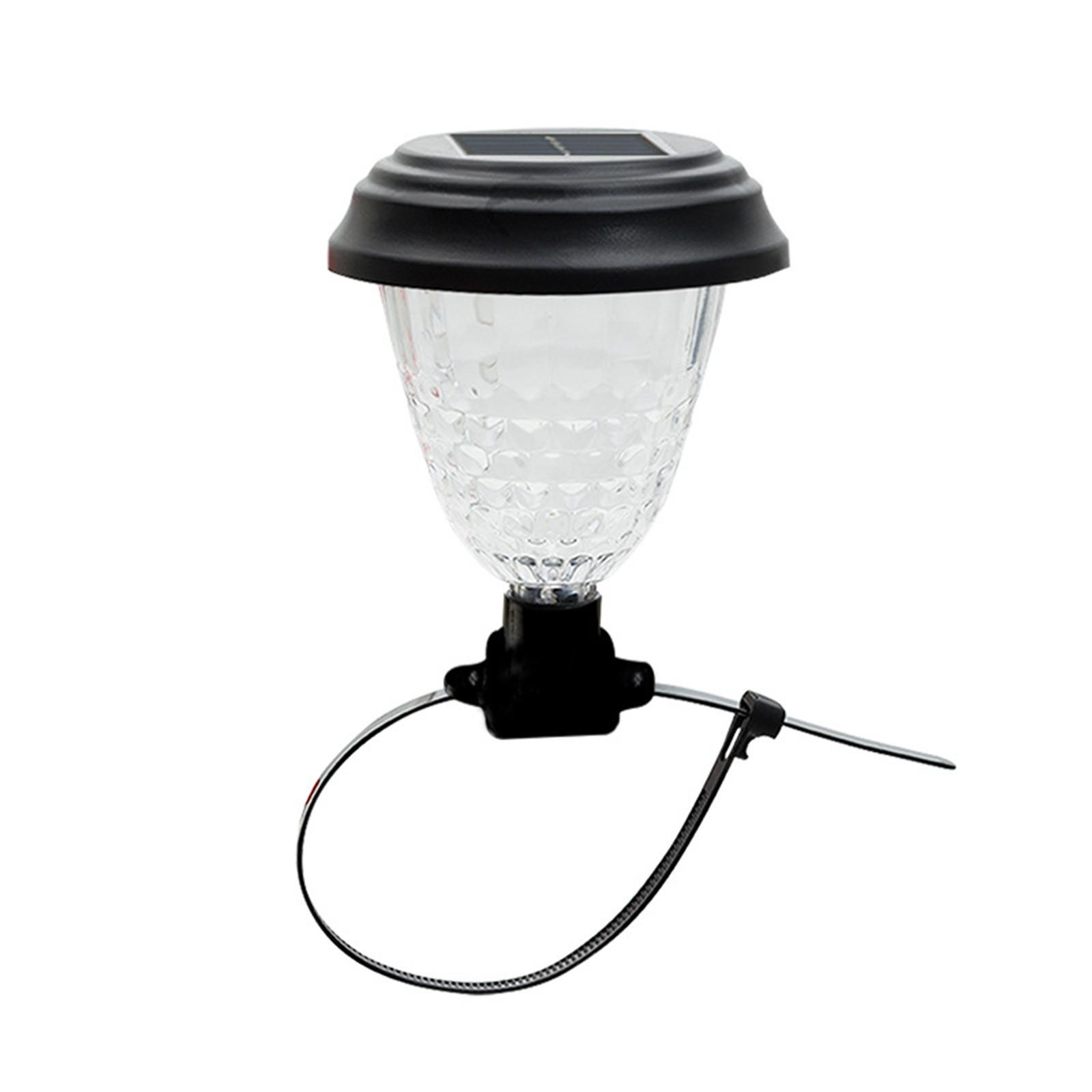 

4 шт. Светодиодные солнечные фонари для бассейна, Подходят для наземного бассейна, Украшение забора, Светодиодные водонепроницаемые аксессуары для бассейна, Ночные светильники One Size белый