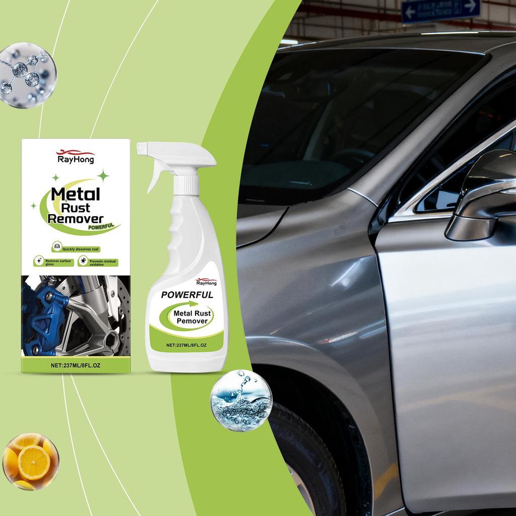 RAYHONG Rust Removal Spray: Effortlessly remove rust, clean, and prevent corrosion on various metals.