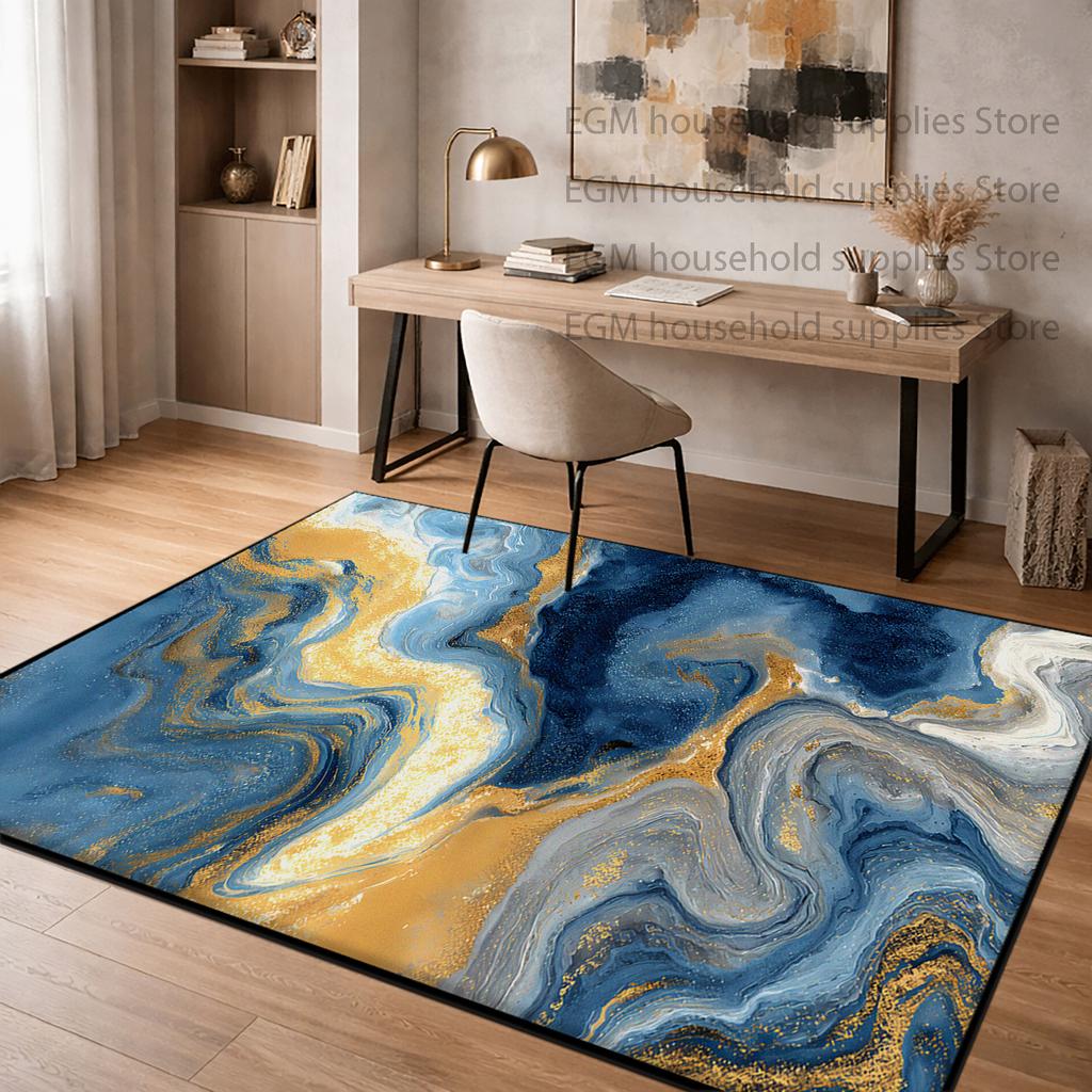Abstract Artistic Carpets Modern Living Room Designs Large Area Non-slip Rugs Short Velvet Washable Floor Mats Bedside Decor