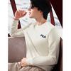 Fila Casual Simple Knit Logo Pullover Sweatshirt Men Sweatshirt Fog-Lotus-White F11M249213FIV