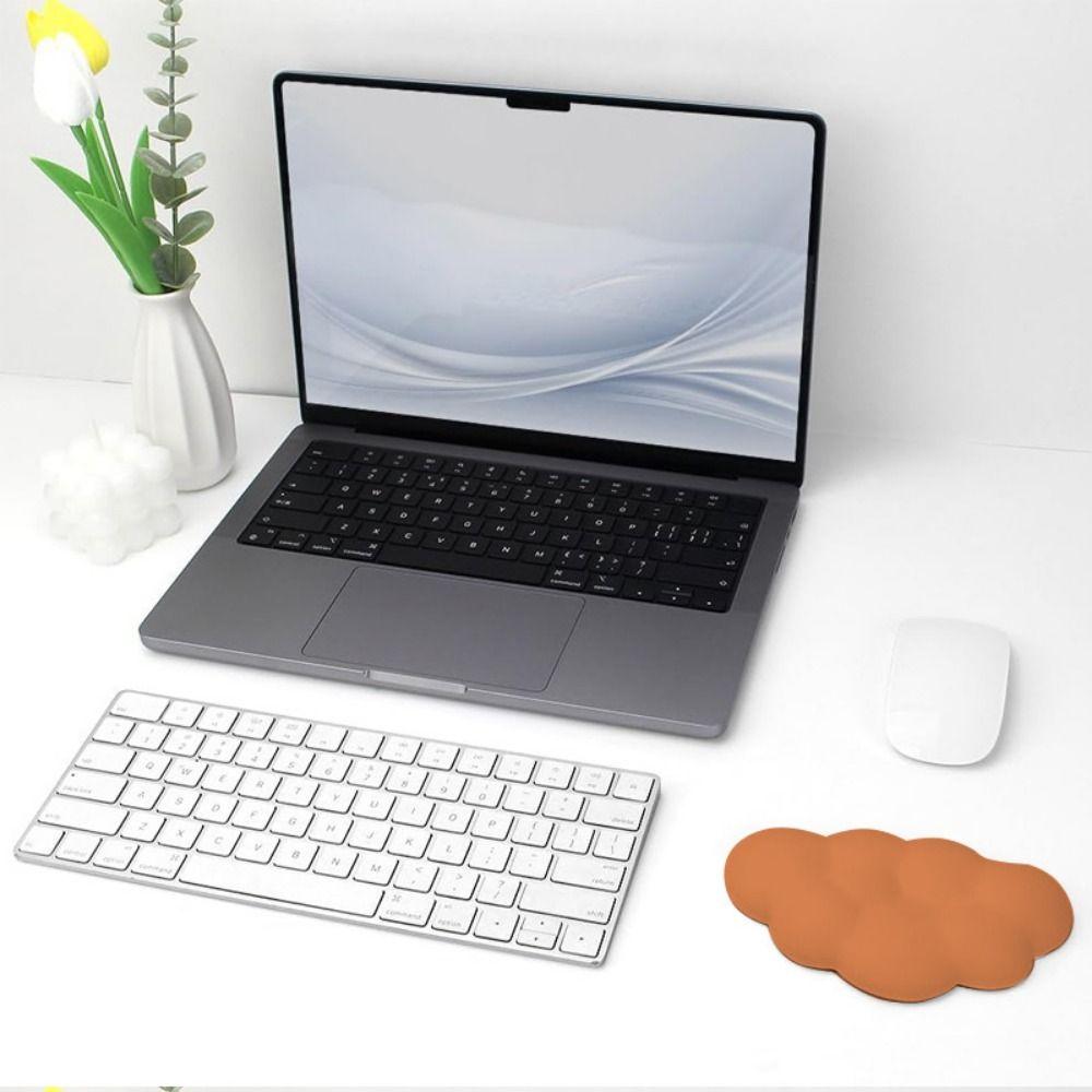 Wolkenförmige Tastatur-Handgelenkauflage Memory-Schaum-Handkissen Kissen Mauspads Zuhause