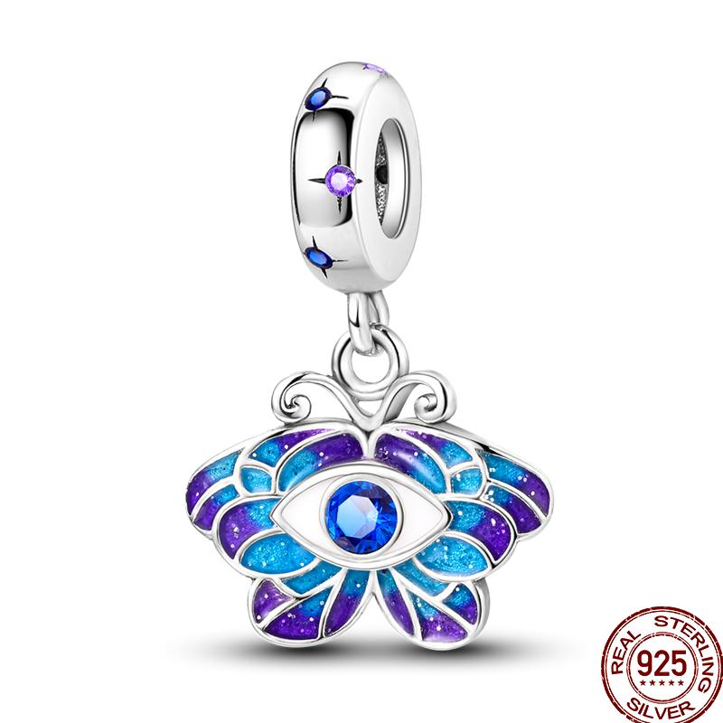 Copper Luminous Color Changing Charm Suitable Fit Original 3Mm Bracelet Beads Diy Luminous Firefly Exquisite Jewelry