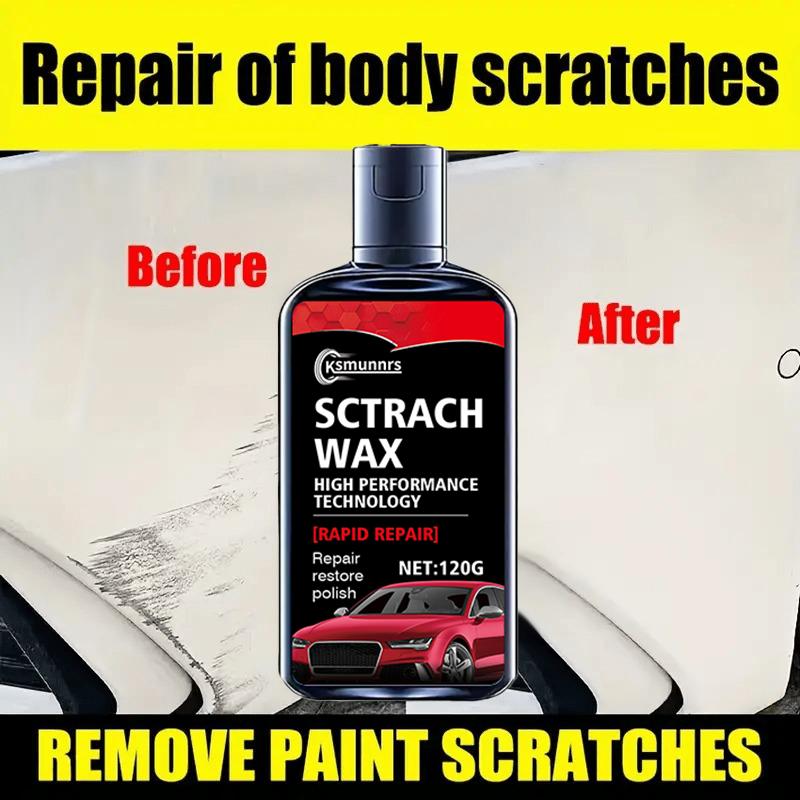 120ml Car Scratch Repair Wax and Polish - Professional Grade Vehicle Scratch Remover, Enhances Gloss and Brightness, Suitable fo