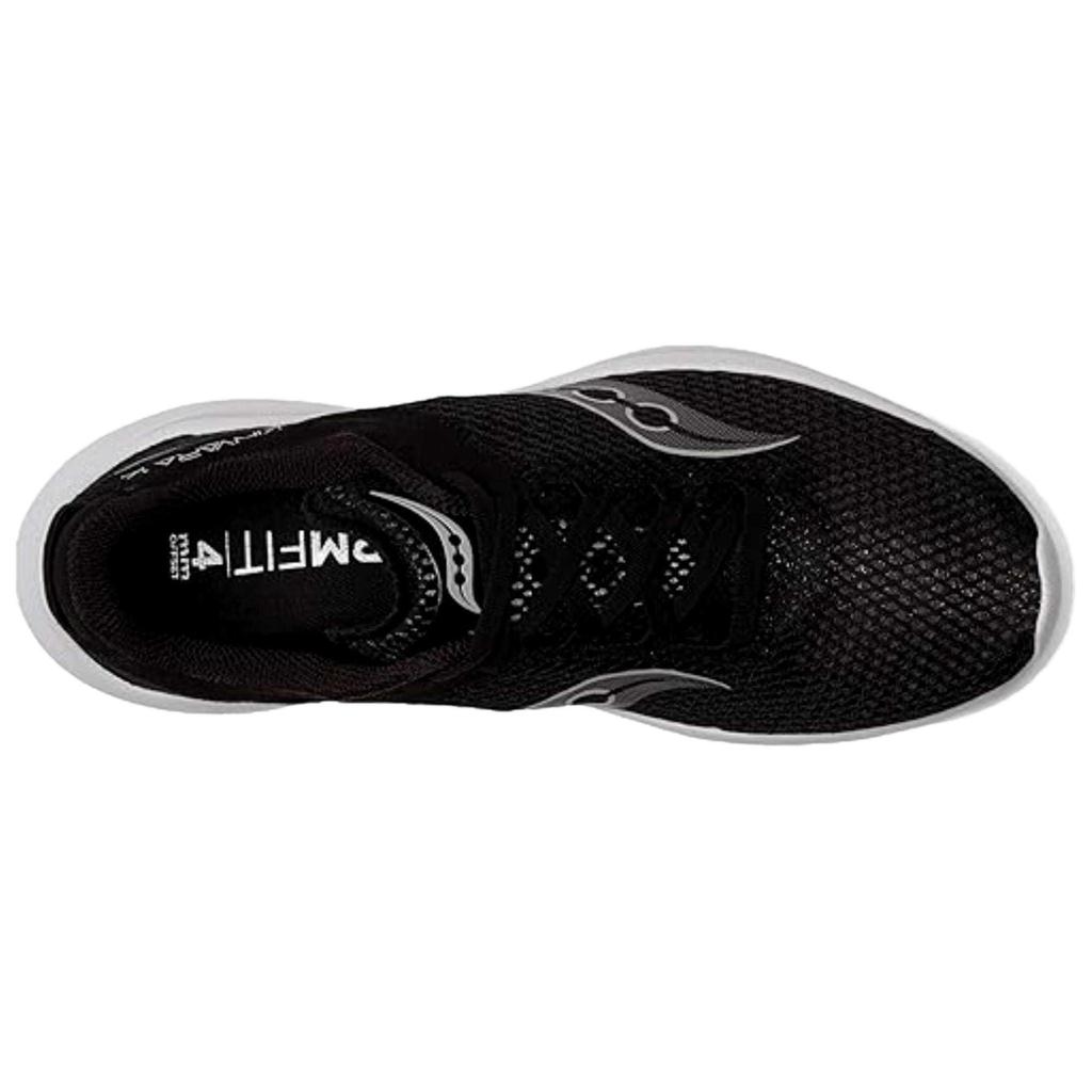 Saucony Kinvara Elite 14 Comfortable Mesh, Textile Cushioning, Wear Resistant Low top Running Shoes Women's Black S10823-05