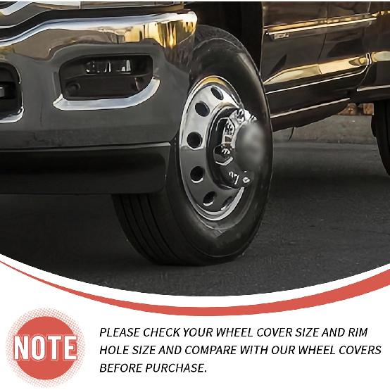Fanchants 8.5 inches Hub Caps 1 pc Compatible with -2024 Dodge Ram 2500 3500 SRW Pickup, Wheel Center Caps, Center Caps for Rims, 6PG02TRMAB/C,