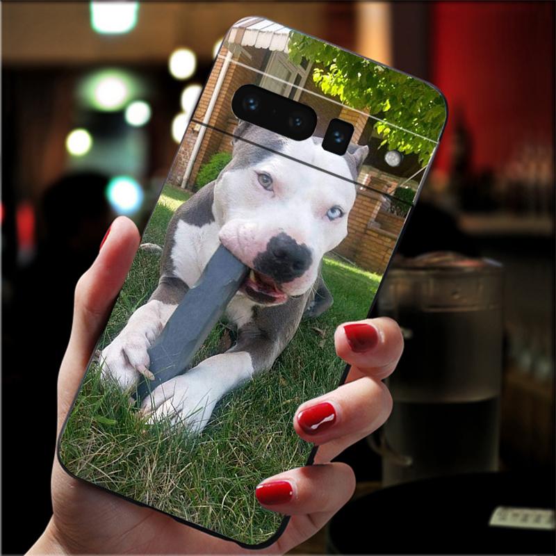 

Phone Case For Google Pixel 10 9 Pro XL 9A 8 7 6 Pro Pixel 8A 7A 6A Pixel 8 7 6 5 Pitbull Terrier Dog Google Pixel 7 Pro
