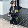 Boys' 2025 Trendy Autumn Sweatshirt Set - Stylish and Sporty Casual Outfit