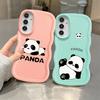 Soft Phone Cover Case for Samsung Galaxy A13 A52 A16 A14 A11 A15 A21s A12 A05 A33 A53 A06 A22 A23 A03 A04 Cartoon Panda