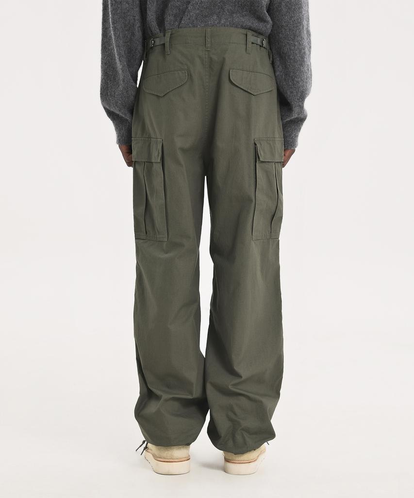 Beulaunyadeu 23Fw Military Field Pants, Olive