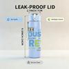 1PC Cousin Crew Color Letter Graphic,750ml Color Plastic Sports Water Bottle,Leakproof Flip Straw Lid,Suitable for Sports Office Home Use