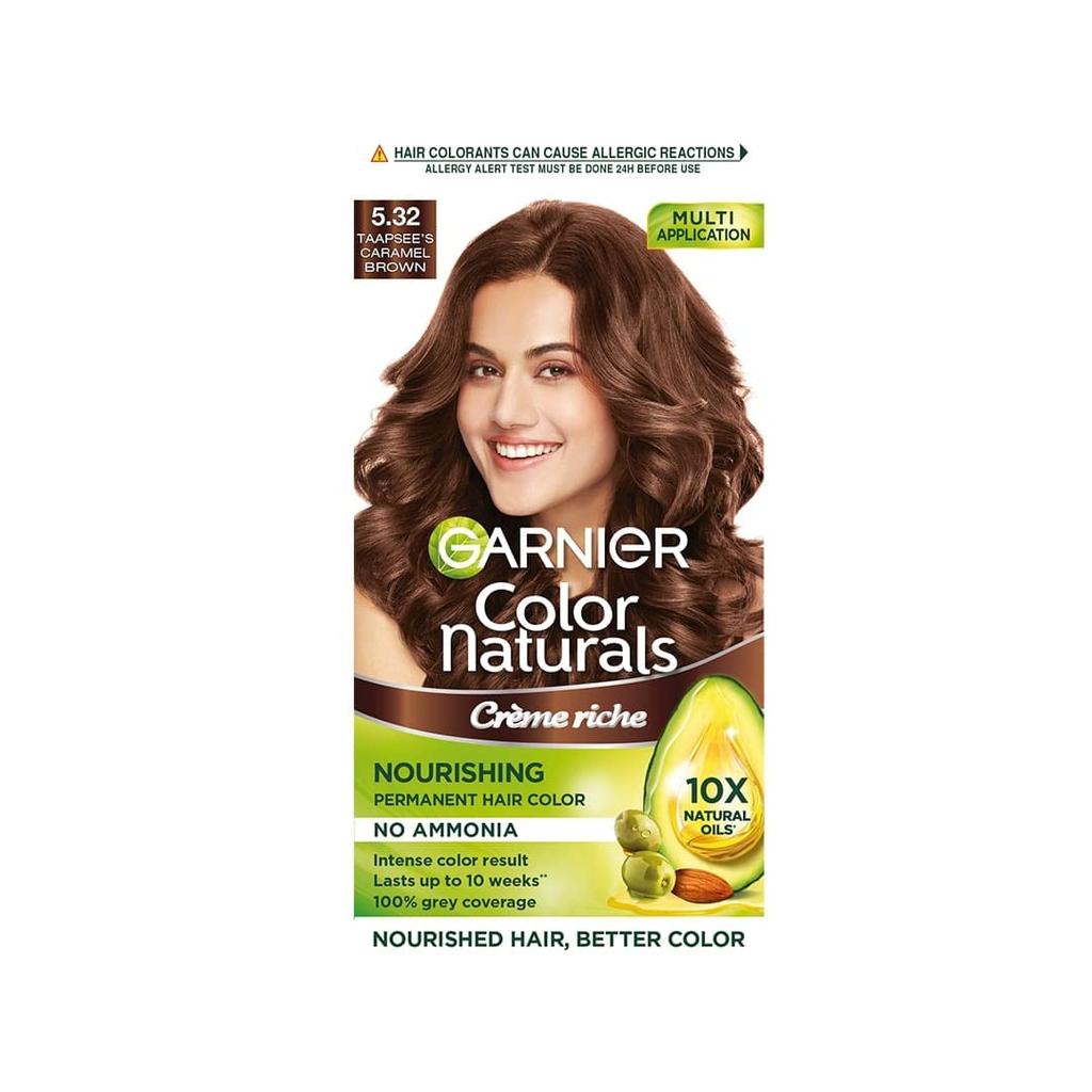 Garnier Hair Colouring Creme, Long-lasting Colour, Smoothness & Shine, Color Naturals, 70ml