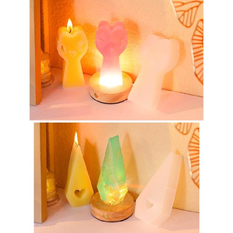 Bear Rabbit Candle Molds for DIY Candle Valentines Christmas Gift