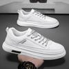 Chaussures de sport décontractées imperméables respirantes antidérapantes pour hommes Printemps Nouveau Style Baskets en toile blanche à enfiler Semelle en caoutchouc