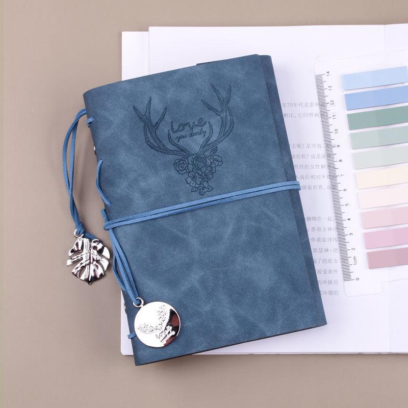 Notebook A6 Creative Retro Handbook Simple Loose Leaf Diary Small Fresh