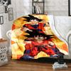 Dragon Ball Z Soft Cozy Flannel Blanket Home Gift Sofa Office Bedroom Autumn Winter Christmas Halloween Son Goku Birthdays Decor