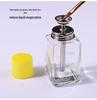 Steel Pump Glass Nail Art Bottle with Scale, Dustproof Cap, Large Mouth, and Anti-Rust Metal Core