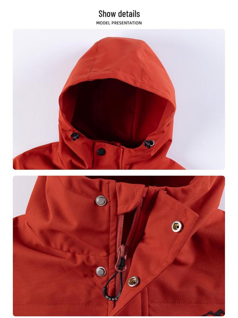 2025 Kids' Three-in-One Windbreaker Jacket - Spring/Autumn Style for Boys and Girls