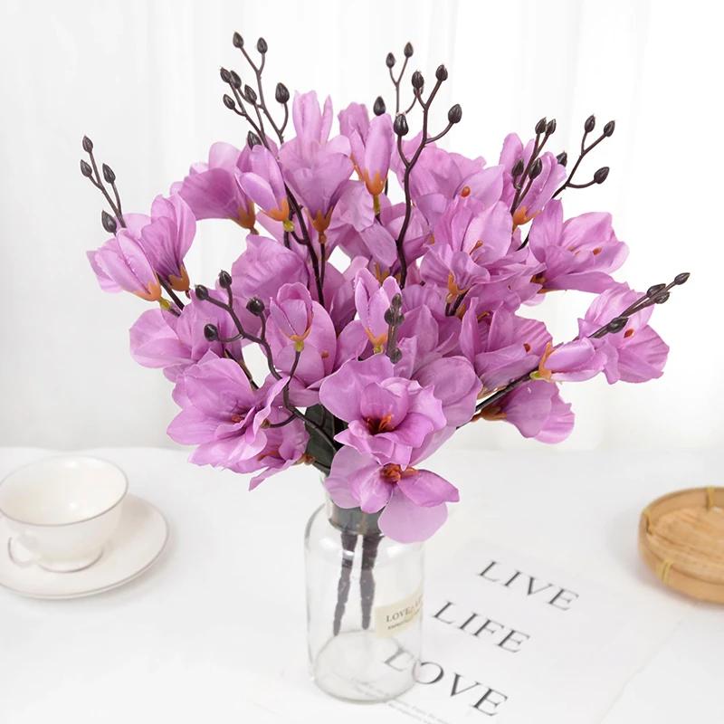 1 Pcs Artificial Flower Decoration Fade Resistant Faux Flower Premium Quality Simulation Bloom for Indoor and Outdoor Ornament