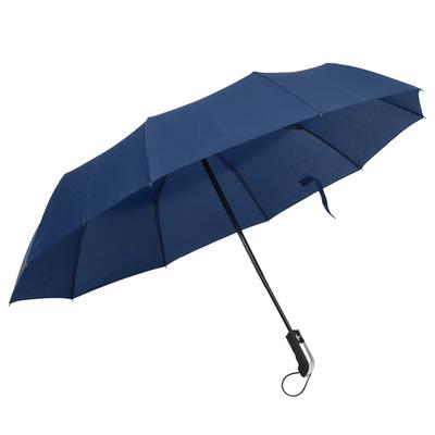 Automatyczny parasol ze stali czarnej TenBones składany o wysokiej gęstości, antykolizyjny, kompaktowy parasol