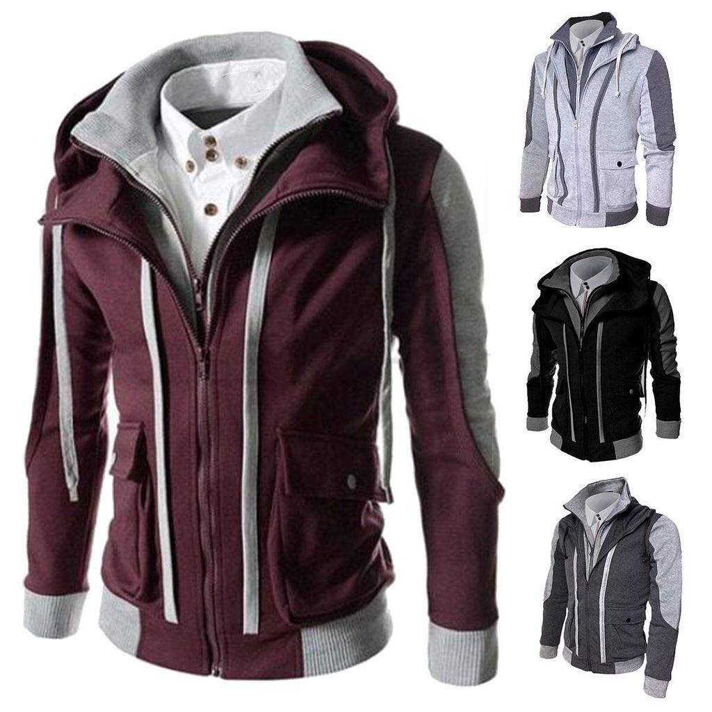 Luxurious Men's Winter Hoodie With Warm Hooded Sweatshirt For Ultimate Comfort