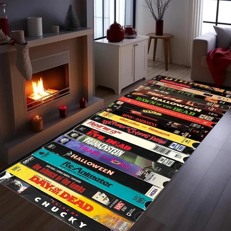 Horrorfilm Teppich Nostalgisches Wohnzimmer Schlafzimmer Flur Heimdekoration Teppiche