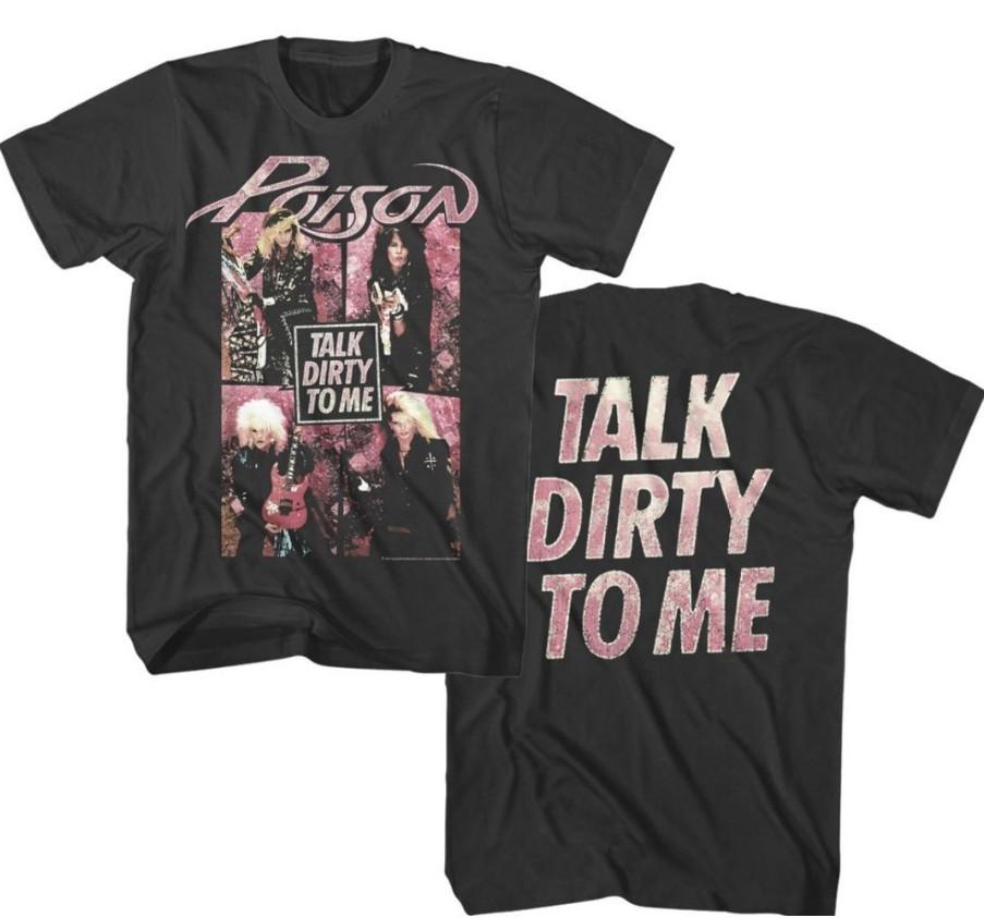 Poison Talk Dirty To Me Song Single Album Cover Unisex Tshirt Unisex T-Shirt L
