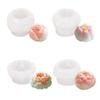 3D Lotus Rose Hibiscus Flower Silicone Molds Diy Flower Candle Soap Gypsum Crafts Resin Making Mold Chocolate Cake Baking Tools