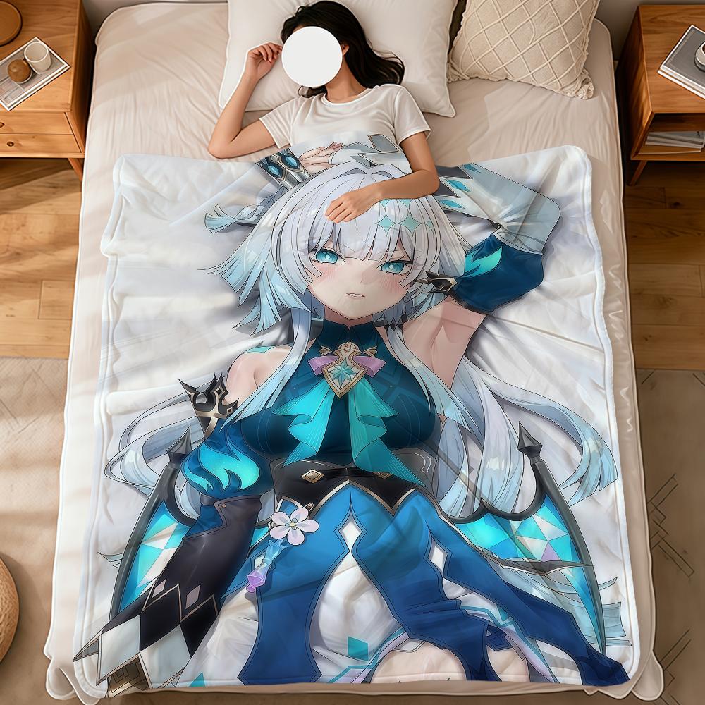 Houkai Star Rail Cerydra Cyrene Castorice soft warm plush blanket for dormitory sofa living room pet hogar bedroom gift nap home