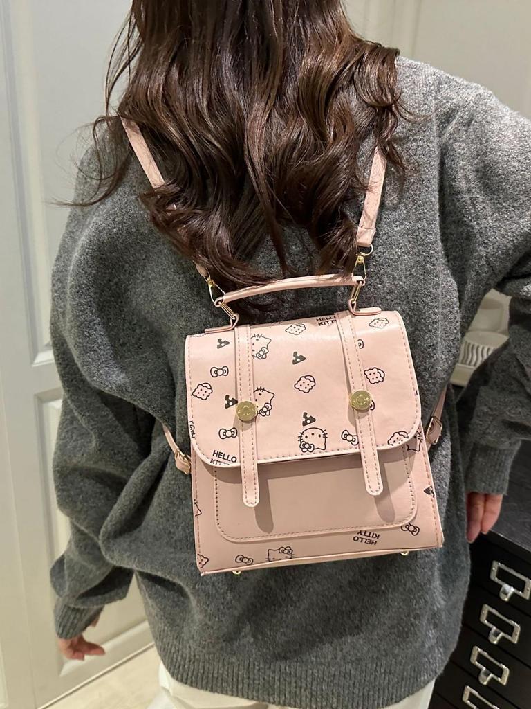 Damen Sommer 2025 Minimalistische Retro Schultertasche & Vielseitiger Rucksack