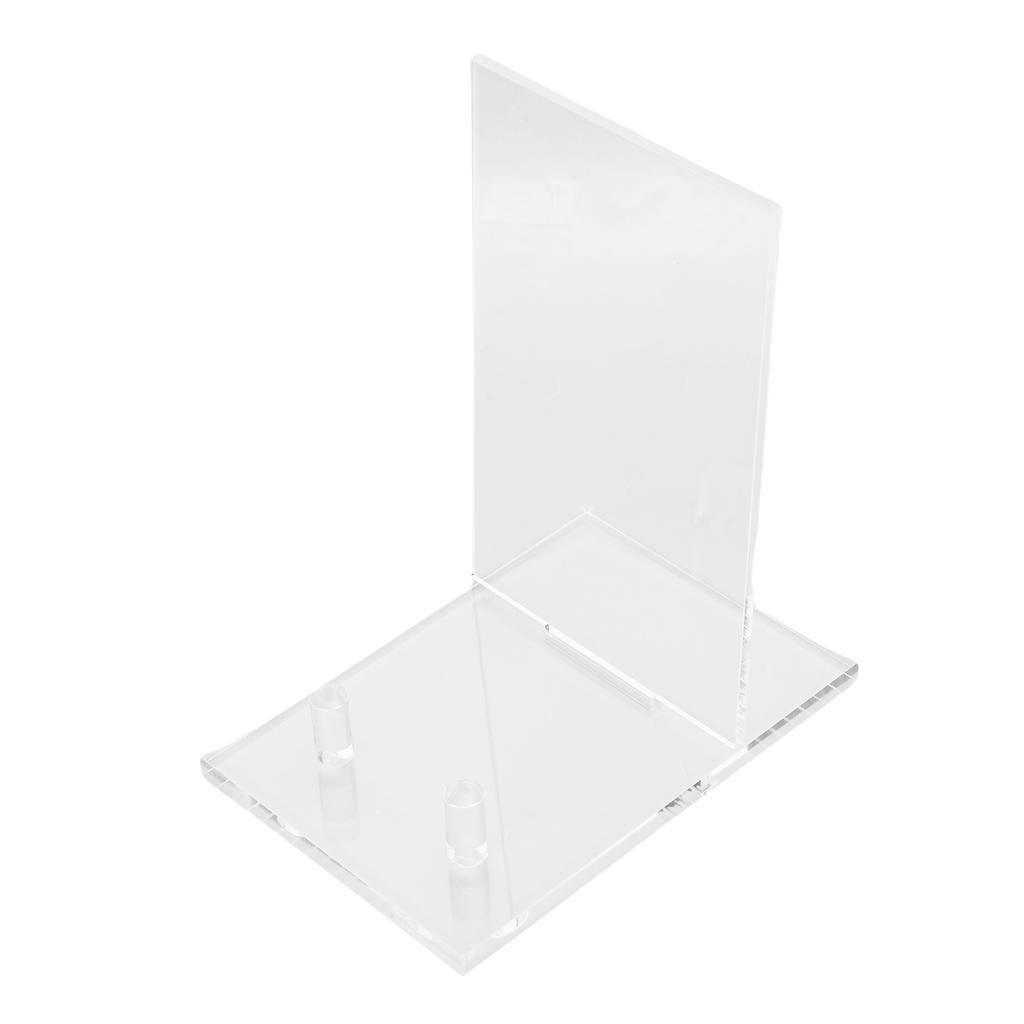 Acrylic Book Display Stand Holder Transparent Picture Frame Stand for Home Office Desktop