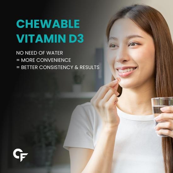 Carbamide Forte Vitamin D3 60000 IU Capsules | Vitamin D3 60k Supplement | Cholecalciferol 60000 IU Vitamin D3 Supplement - 40 Tablets