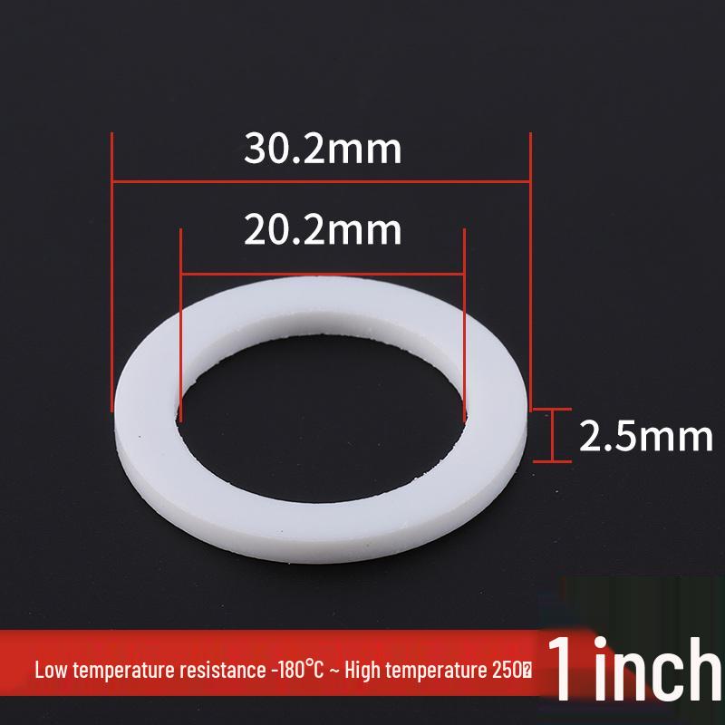 PTFE Polytetrafluoroethylene High/Low Temp Resistant Teflon Water Pipe Gasket