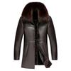 Winter New Fur All-in-one Men's Jacket Mid-length Fox Fur Genuine Leather Jacket Men's Fur Coat