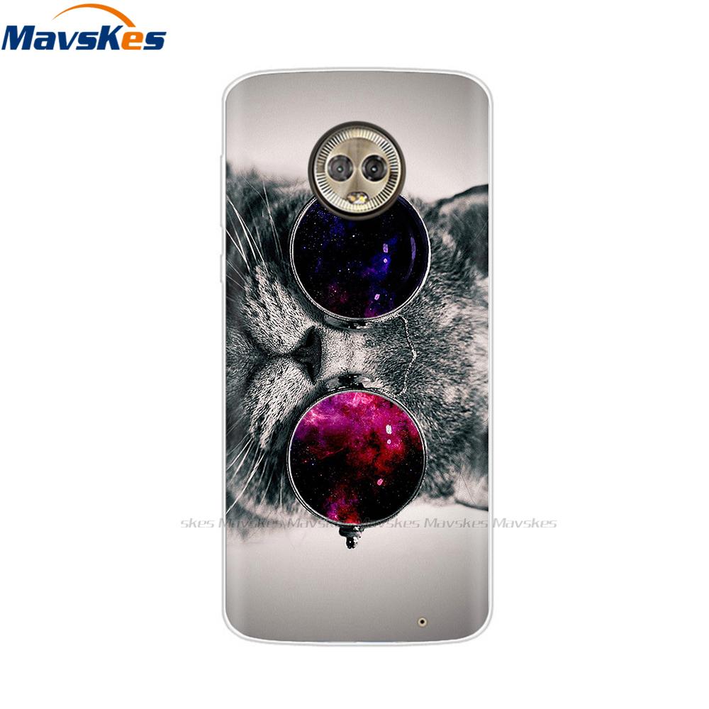 Silicon Case For Moto G6 Plus Case Full Protection Soft Tpu Back Cover On For Motorola MotoG6 G6 Play Bumper Phone Shell Coque