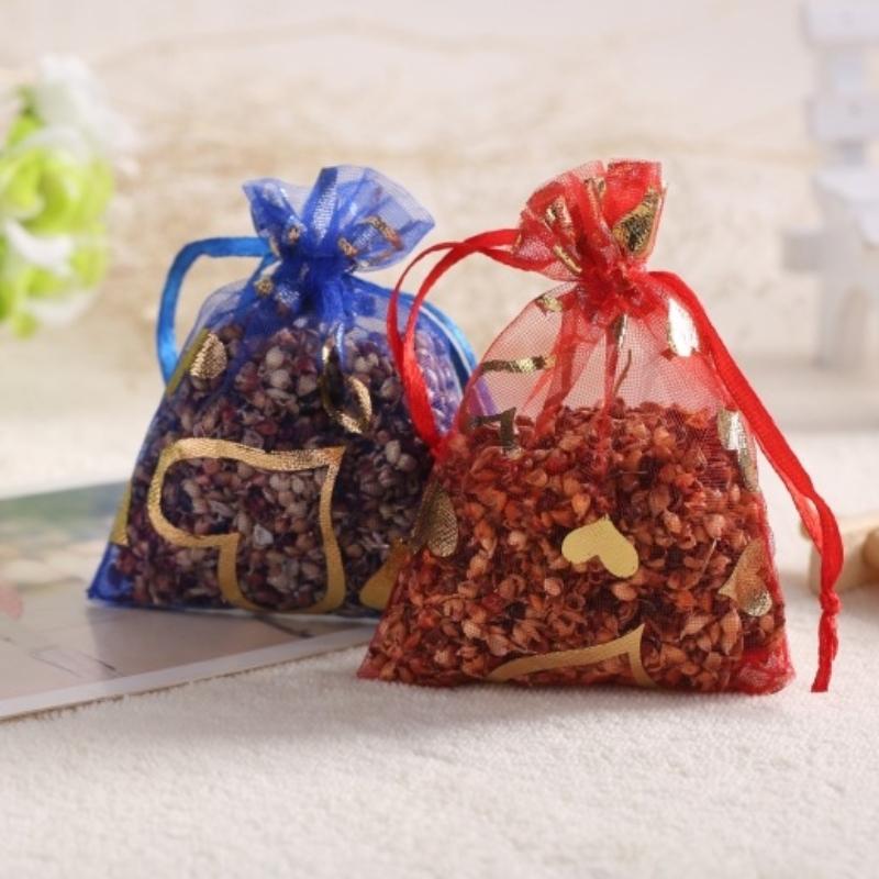 Sachet de fleurs séchées naturelles en bourgeons de lavande, déshydratant pour voiture, pour la maison, pour l'air et la moisissure, aromatique