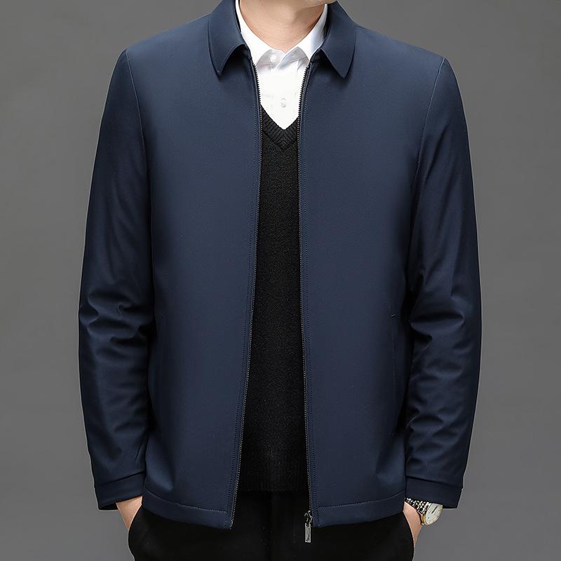 

Пиджак из бархата с лацканами, модный осенне-зимний стиль, модная мужская куртка для папы, повседневная куртка, одежда для мужчин среднего и пожилого возраста. 4XL