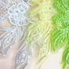 Floral Embroidery Sparkling Lace Accessories Appliqued Pattern Handmade Hanfu Lace Accessories DIY Material Sequined