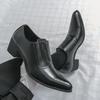 Luxury Trend Designer New Pointed Toe Black Brown Casual Shoes For Men Slip On Loafter Formal Wedding Dress Homecoming